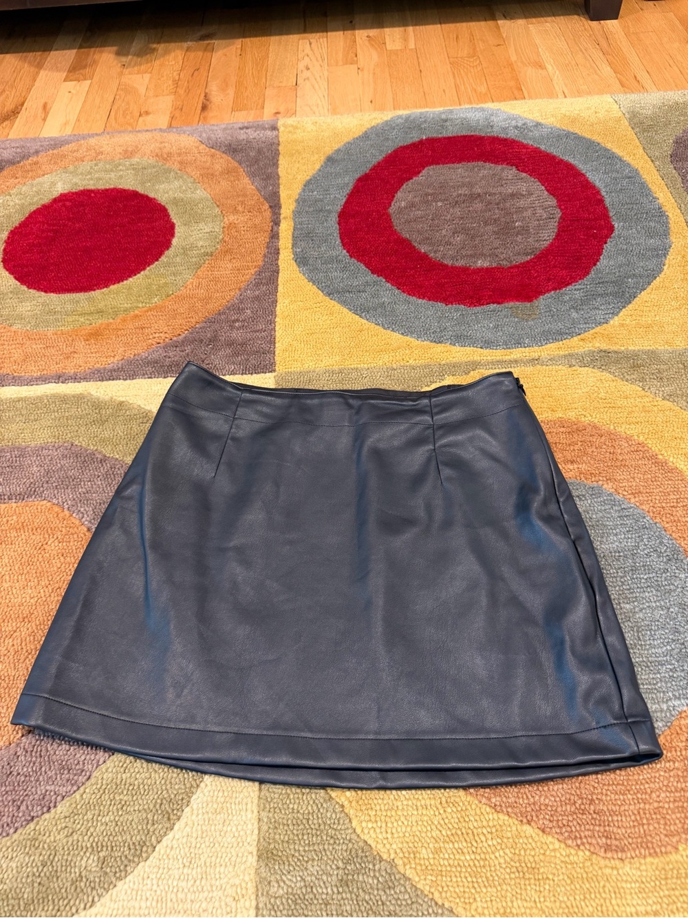 Abercrombie & Fitch Vegan Leather Mini Skirt Black Women’s Size Medium